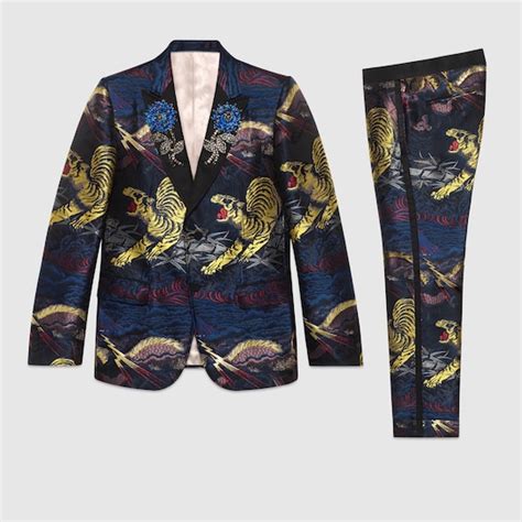 gucci nightwear men's|men's designer suits Gucci.